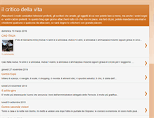 Tablet Screenshot of ilcriticodellavita.blogspot.com