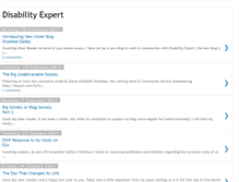 Tablet Screenshot of disabilityexpert.blogspot.com