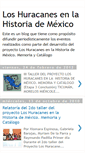 Mobile Screenshot of huracanesenlahistoriademexico.blogspot.com
