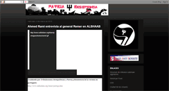 Desktop Screenshot of patriayresistencia.blogspot.com