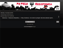 Tablet Screenshot of patriayresistencia.blogspot.com