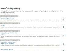 Tablet Screenshot of momsavingmoney.blogspot.com