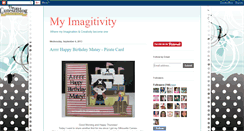 Desktop Screenshot of myimagitivity.blogspot.com