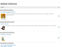 Tablet Screenshot of maziejisnekoriai.blogspot.com