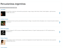 Tablet Screenshot of percusionistasargentina.blogspot.com