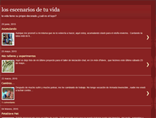 Tablet Screenshot of losescenariosdetuvida.blogspot.com
