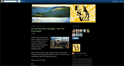 Desktop Screenshot of ecosurfvolunteers.blogspot.com