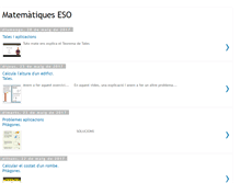 Tablet Screenshot of matematiqueseso.blogspot.com