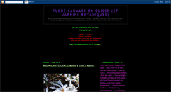 Desktop Screenshot of flore-et-fleurs-suisses.blogspot.com