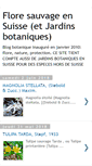 Mobile Screenshot of flore-et-fleurs-suisses.blogspot.com