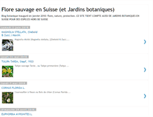 Tablet Screenshot of flore-et-fleurs-suisses.blogspot.com
