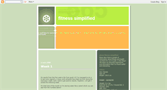 Desktop Screenshot of fitnesssimplified.blogspot.com