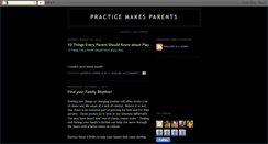 Desktop Screenshot of practicemakesparents.blogspot.com