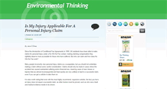 Desktop Screenshot of environmental-thinking.blogspot.com