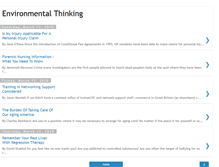Tablet Screenshot of environmental-thinking.blogspot.com