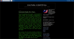 Desktop Screenshot of culturacientifica.blogspot.com