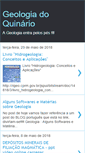 Mobile Screenshot of geologiadoquinario.blogspot.com