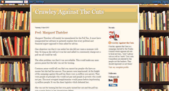 Desktop Screenshot of crawleyagainstthecuts.blogspot.com