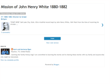 Tablet Screenshot of johnhenrywhitemission.blogspot.com