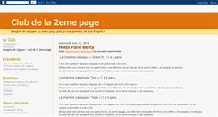 Desktop Screenshot of club-2eme-page.blogspot.com