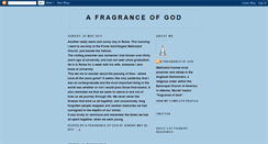 Desktop Screenshot of afragranceofgod.blogspot.com