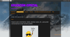 Desktop Screenshot of educacionespecialvero.blogspot.com