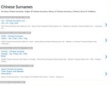 Tablet Screenshot of chinesesurnames.blogspot.com