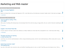 Tablet Screenshot of marketing-webmasters.blogspot.com