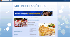 Desktop Screenshot of milrecetasutiles.blogspot.com