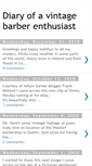 Mobile Screenshot of diaryofavintagebarberenthusiast.blogspot.com