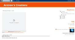 Desktop Screenshot of andrewscreations.blogspot.com