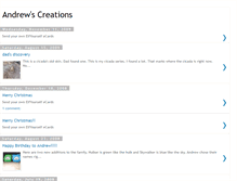 Tablet Screenshot of andrewscreations.blogspot.com