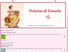 Tablet Screenshot of historiasdeensueno.blogspot.com