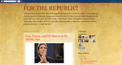 Desktop Screenshot of for-the-republic.blogspot.com