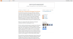 Desktop Screenshot of investordebt.blogspot.com