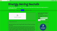 Desktop Screenshot of energy-saving-secrets.blogspot.com