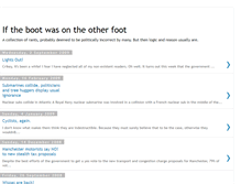 Tablet Screenshot of bootonotherfoot.blogspot.com