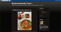 Desktop Screenshot of gastronomically-dennis.blogspot.com