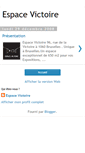 Mobile Screenshot of espacevictoire.blogspot.com