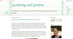 Desktop Screenshot of gardeningandgardens.blogspot.com