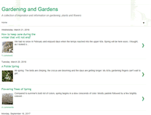 Tablet Screenshot of gardeningandgardens.blogspot.com