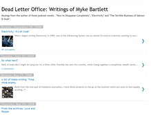 Tablet Screenshot of mykebartlett.blogspot.com