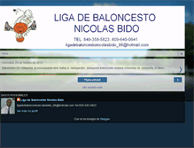 Tablet Screenshot of liganicolasbido.blogspot.com