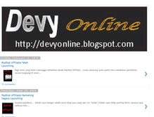 Tablet Screenshot of devyonline.blogspot.com