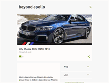 Tablet Screenshot of beyondapollo.blogspot.com
