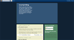 Desktop Screenshot of innerspiritblog.blogspot.com