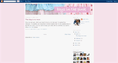 Desktop Screenshot of boysinthepink.blogspot.com