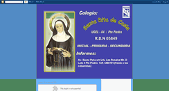 Desktop Screenshot of colegiosantaritadecasiapuentepiedra.blogspot.com