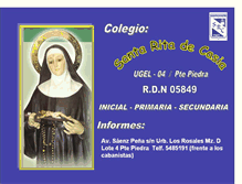 Tablet Screenshot of colegiosantaritadecasiapuentepiedra.blogspot.com