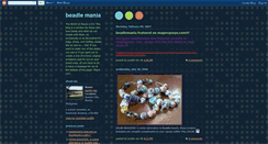 Desktop Screenshot of beadlemania.blogspot.com